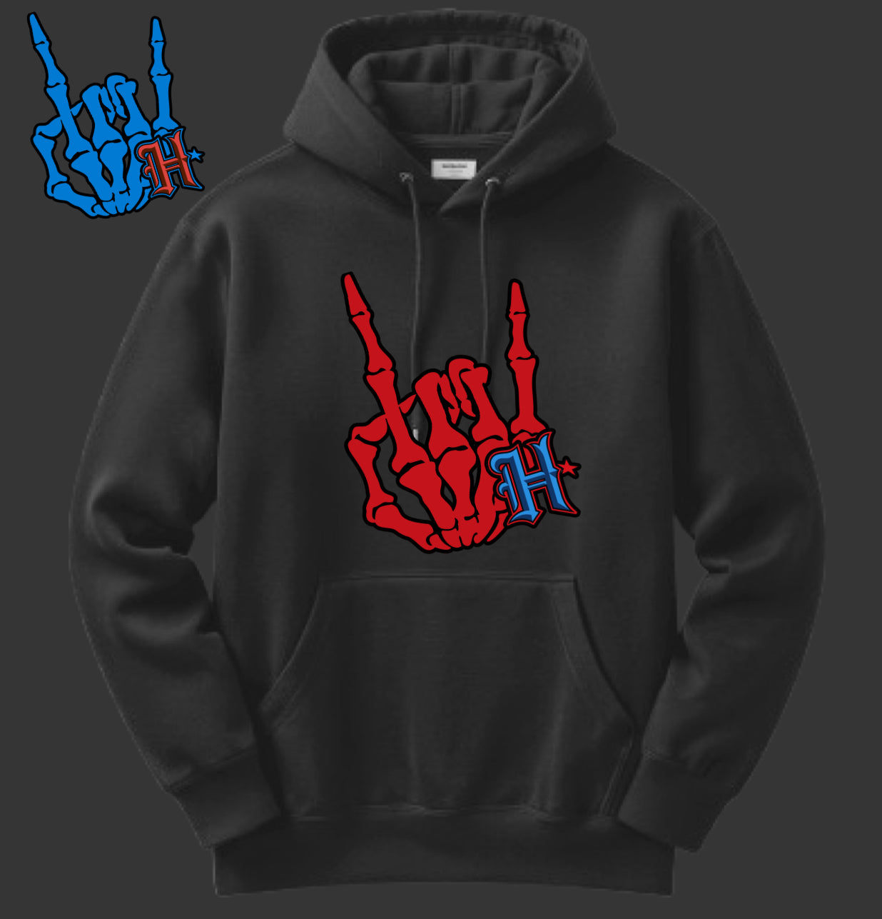Texans Bone 🤘🏽Hoodie